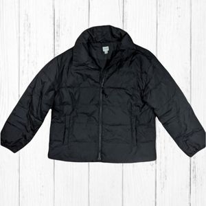 Black Puffer Coat | J. Crew | Medium